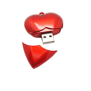 Reālo spēju pen drive jauki sirds usb flash drive 4GB 8GB 16GB 32GB 64GB gudrs memory stick Personalizētu dāvanu pendrive