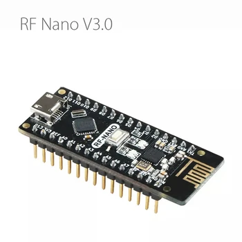 RF Nano V3.0 Micro USB Modulis ATmega328P QFN32 5V 16M CH340 Integrēt NRF24l01+2.4 G Bezvadu Imme Par Arduino