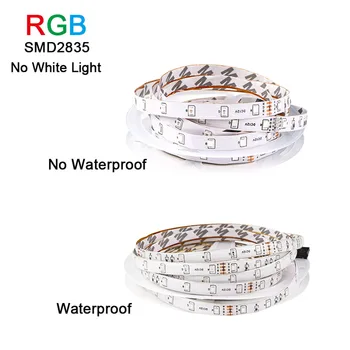 RGB LED Sloksnes Gaismas 2835 Ne-Ūdensizturīgs/Ūdensizturīgs, Gaismas Lentes 5m 10m Griestu Vitrīna Dekori Lampas Sloksnes INFRASARKANO staru Tālvadības pults