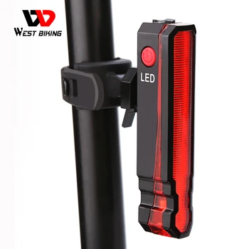 RIETUMU RITEŅBRAUKŠANAS LED Velosipēda Aizmugurējās Gaismas USB Lādējamu Lāzera Līniju Velosipēdu Taillight IPX5 Ūdensizturīgs MTB Road Bike Drošības Brīdinājuma Lampas