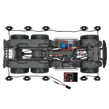 Riteņu Uzacu Lampas Ūdensdrošs LED Gaismu Komplekts TRAXXAS Benz TRX6 G63 AMG 6x6 RC Auto Upgrade Daļas