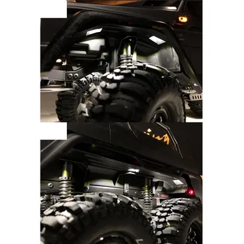 Riteņu Uzacu Lampas Ūdensdrošs LED Gaismu Komplekts TRAXXAS Benz TRX6 G63 AMG 6x6 RC Auto Upgrade Daļas