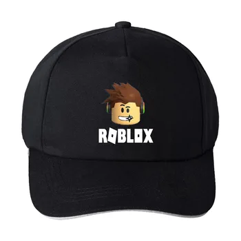Roblox Sporta Beisbola cepure Āra Modes Hip Hop Cepure Vīriešiem, Sievietēm, Audekls Melna Rozā Anime attēls Spēle Pārgājienu Studentu Bērniem Dāvanu
