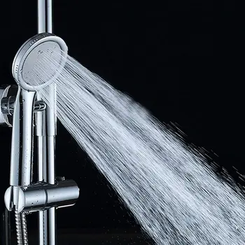 Rokas Dušas Galva, Vannas Istaba Ar Augstu Turbo Spiediena Ūdens Enerģijas Taupīšanas Vannas Showerhead