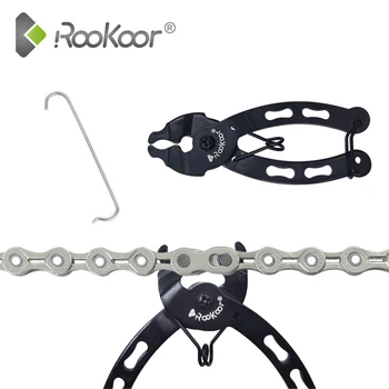 Rookoor Mini Velosipēda Ķēdes Ātrās Saites Instruments, ar Hook up kalnu ceļu, velosipēdu ķēde, Ķēdes, Skavas, Sprādzes Magic Velosipēdu Instrumentu Komplekts