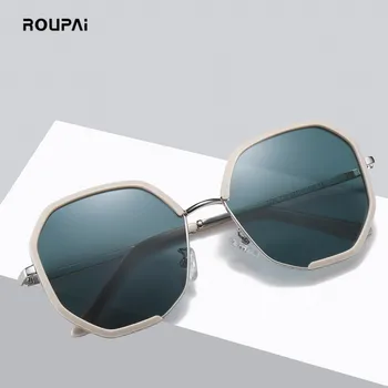 ROUPAI saulesbrilles sieviešu 2020. gadam Polarizētās modes saules brilles uv400 zīmola dizainere braukšanas toņos sievietēm oculos de sol feminino