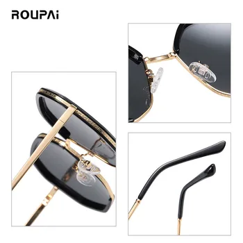 ROUPAI saulesbrilles sieviešu 2020. gadam Polarizētās modes saules brilles uv400 zīmola dizainere braukšanas toņos sievietēm oculos de sol feminino
