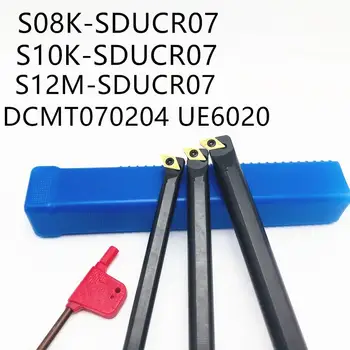 S08K-SDUCR07 S10K S12M S14N S16Q 95 grādu iekšējo caurumu, CNC virpošanas toolholder par DCMT070204 karbīda iekšējā virpu ievietot