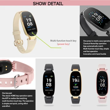 S3 Plus Smart Skatīties Krāsu Ekrāns Ūdensizturīgs Sirds ritma Monitors Sievietes, Dāmas Smartwatch relogio inteligente Android, IOS reloj