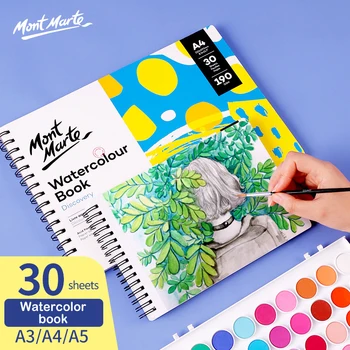 Sabiezēt 30Sheets Ūdens Krāsu Glezniecību Grāmatu A3/A4/A5 Pārsūtīt Akvarelis Spole skiču burtnīcu Zīmēšanas Papīrs Papel Acuarela Mākslas Supplie