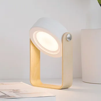 Salokāma Pieskārienu Regulējamas Lasījumā LED Nakts Gaisma Pārnēsājamas Laternas Lampas, USB Uzlādējams, lai Bērniem, Bērniem Dāvanu Guļamistabas Gultas