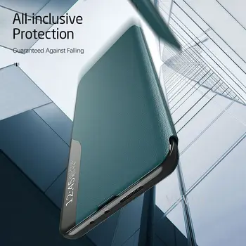 Samsung Galaxy A21s M31s M21 M31 M30s A51 A71 A41 A31 A50 A30s A 21s gadījumā modes Flip ādas Triecienizturīgs telefona Vāciņš