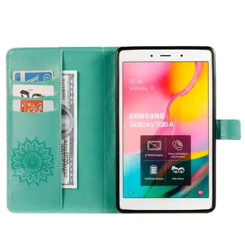 Samsung Galaxy Tab SM-T290 T295 T297 8.0 collu 2019 Flip Case Stāvēt Segtu PU Ādas Tablete aizsardzības Apvalks Būtiska+pildspalva
