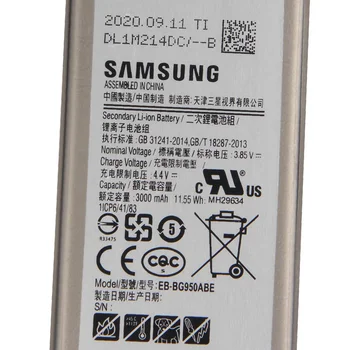 Samsung Oriģināls EB-BG950ABE Akumulators Samsung GALAXY S8 SM-G9508 G9500 G950U EB-BG950ABA Nomaiņa Tālruņa Akumulatora 3000mAh