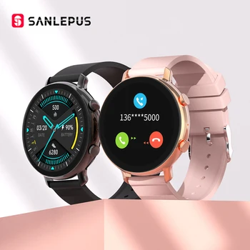 SANLEPUS EKG PPG Smart Skatīties Ar Bluetooth Zvani 2020 Vīrieši Sievietes Smartwatch Asins Spiediena Monitoru, Android Samsung iPhone