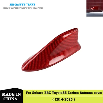 Sarkanā Nekustamā Oglekļa šķiedras Antena segtu iekšlietu Auto piederumi 86 TOYOTA Subaru BRZ 14-20