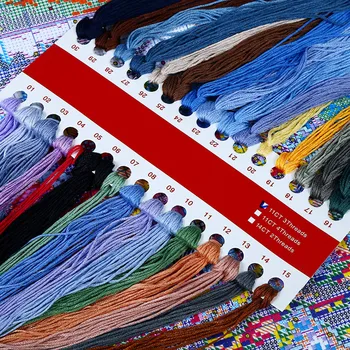 Saulrieta Ainavu Skaitot Cross Stitch Komplekti Apdrukāta Auduma Izšūšana Rokdarbi Uzstādīt 14CT 11CT DIY Roku darbs, Mājas Dekoru Krāsošana