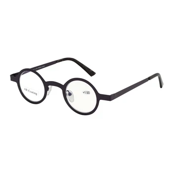 Seemfly Luksusa metāla Anti-Zilā Lasīšanas Brilles Jaunu Mazo Apaļo Rāmi, Brilles Dāmas Novērstu Radiācijas Tuvredzība, Brilles, Vīrietis Sievietes