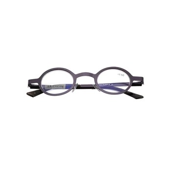 Seemfly Luksusa metāla Anti-Zilā Lasīšanas Brilles Jaunu Mazo Apaļo Rāmi, Brilles Dāmas Novērstu Radiācijas Tuvredzība, Brilles, Vīrietis Sievietes