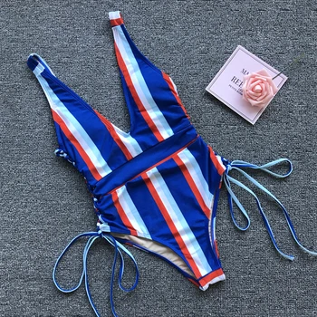 Sexy Viens Gabals Peldkostīms Sieviešu Peldkostīmi Ir 2021. Monokini Push Up peldkostīms Var Sieviešu Pludmales V Kakla Bather Indoor Swimming Masts XL