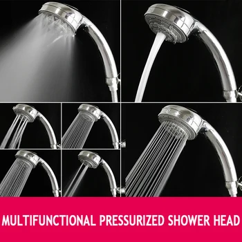 SHAI 7 Funkciju Dušas Galvas Daudzfunkciju Regulējams Palielināt Spiedienu Dušas Galvas Ūdens Taupīšanas Spa dušas galvas