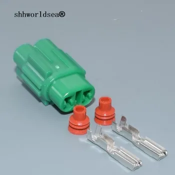 Shhworldsea 2 pin MT noslēgtā sērijas 2.3 mm(090) auto ūdensizturīgs savienotājs 6180-2591 auto Plastmasas daļas, auto savienotājs, iespraudiet