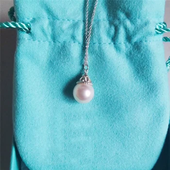 Sieviešu Kaklarota Modes Šarmu Pērle Kulons S925 sudraba Rotaslietas sākotnējā Luksusa zīmoliem Valentīna Diena dāvanu