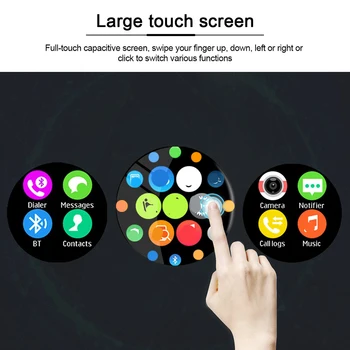 Sieviešu Q16 Smart Skatīties Pilnu Touch Bluetooth Zvanu Mūziku, Spēlēt Dual UI Izvēlne Vīriešu Sporta sirdsdarbība, Asins Spiediena Monitoru, Aproces