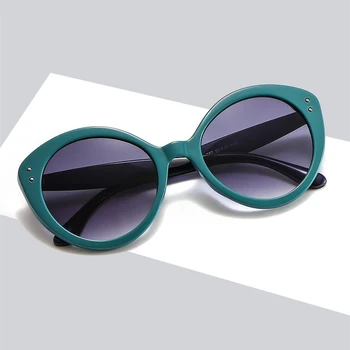 Sieviešu Saulesbrilles Kaķa Acu Formas Lielajam Brilles, Saules Brilles Dāmas Plastmasas Rāmis Akrila Lēcas, Brilles UV400 Sieviete