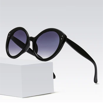 Sieviešu Saulesbrilles Kaķa Acu Formas Lielajam Brilles, Saules Brilles Dāmas Plastmasas Rāmis Akrila Lēcas, Brilles UV400 Sieviete