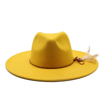 Sieviešu vilnas silts sekla top fedora modes tendence unisex caps vienkrāsainu liela izmēra džeza cepures, vīriešu klasisko kaulu katliņš cepuri vīrietis