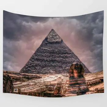 Simsant Dabas Meža Gobelēns Ēģiptes Piramīdas Džungļu Augus Art Sienas Karājas Gobelēni, lai Dzīvojamā Istabā, Guļamistabā, Mājas Dekoru