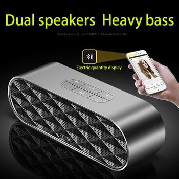 Smart Bluetooth skaļruni dual ragu Dual čipu bass trokšņa slāpēšanas stereo surround skaņas pārnēsājamo HD zvanu TF karti balss uzvednes