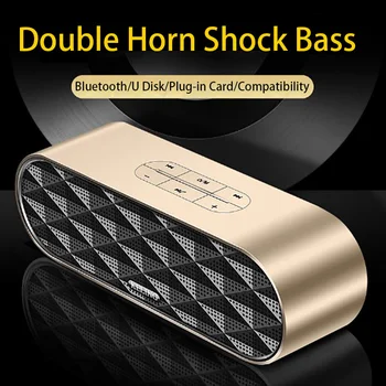 Smart Bluetooth skaļruni dual ragu Dual čipu bass trokšņa slāpēšanas stereo surround skaņas pārnēsājamo HD zvanu TF karti balss uzvednes