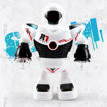 Smart Electric Dejas, Iešana Mūzikas Robots Ar Led, kas Mirgo indikators USB Uzlādes Interaktīvās Attēls Rotaļlietu, Mazulis Dzimšanas dienas Dāvana