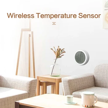 Smart Gaisa Spiedienu, Temperatūru, Mitrumu Vides Sensoru, Smart Mājas Kontrole Izmantojot Smart Dzīves APP Zigbee Tuya Savienojums