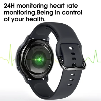 Smart Skatīties EKG Sirds ritma Asins Spiediena kontroles Bezvadu lādēšana Android, IOS IP68 Ūdensnecaurlaidīga