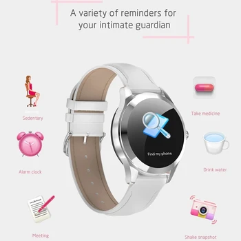Smart Skatīties Sieviešu 2020. gadam IP68 Ūdensnecaurlaidīga Smart Aproce Sirds ritma Monitors Sporta Smartwatch IOS Android Bluetooth Dāmas skatīties