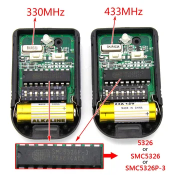 SMC5326P-3 smc5326 tālvadības SMC5326 8 dip slēdzi 330MHz 433MHz tālvadības pulti vārtiem durvju atvērēju