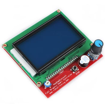 Smoothieboard 5X V1.1 & 12864 LCD Displejs Komplektā ar GLCD Adapteri 3D Printeri