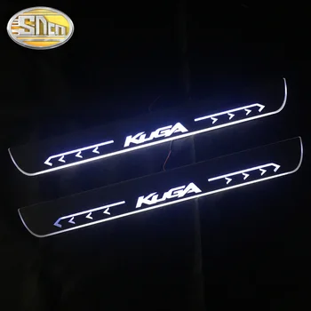 SNCN Ūdensizturīgs Akrila Moving LED Laipni Pedāli Auto Pretnodiluma Plāksnes Pedāli, Durvis, Palodzes Paņēmiens Gaismas Ford Kugas 1 2 2008 - 2020