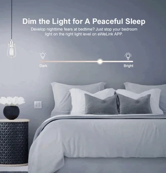 Sonoff D1 LED Reostats, Ar 433Mhz RF Kontrolēts Regulējiet Gaismas Spilgtumu eWeLink APP Tālvadības pults Strādā Ar Alexa, Google Home