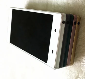 Sony Xperia Z5 E6633 E6683 E6653 LCD Displejs, Touch Screen Digitizer Montāža ar Kadru 1920*1080, Lai 5.2