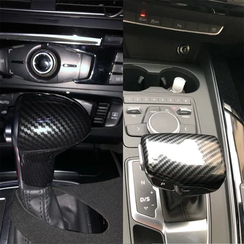 SPEEDWOW ABS Oglekļa Šķiedras Pārnesumu Pārslēgšanas Slēdzis Vāciņu Klp Uzlīme Apdare Audi A3 8V S3 A4 B8 A5 A6 C7 S6 A7 S7 A8 Q5