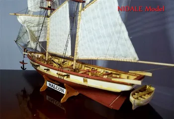Spānijas Baltimore Šoneris Kuģu modeļu veidošanas Komplekti Halcon Retro lielgabali greznu jahtu modelis Piedāvājam angļu valodas apmācību