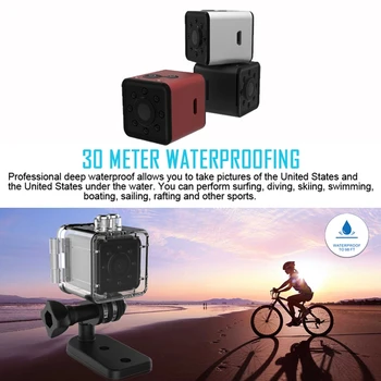 SQ13 Mini Kameras, WIFI, Kamera HD 1080P Nakts Redzamības Ūdensizturīgs Apvalks, CMOS Sensors Kustības Dection Videokamera, Diktofons wi-fi