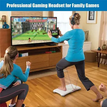 Stereo Gaming Headset Xbox viens Kontrolieris PS4 Austiņas Spēļu Austiņas Ar Mikrofonu Nintendo Slēdzis Spēle Klēpjdatoru Mac