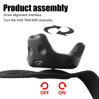 Stiprināšanas Siksna Tracker Mini Palmu Joslas HTC Vive Tracker 39cm Rokas Joslā 3D VR Ķivere Virtuālās Realitātes Spēļu Piederumi