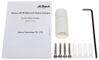 Sākotnējā dahua angļu DH-IPC-HDW4831EM-ASE metāla korpusu H. 265 Iebūvēts MIKROFONS WDR IS 50m 8MP audio IP Kameras IPC-HDW4831EM-KĀ