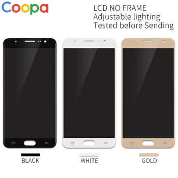Sākotnējā Displejs SAMSUNG Galaxy J7 Ministru 2016 LCD G610 G610F/M Displejs, Touch Screen LCD Digitizer Montāža Rezerves daļas